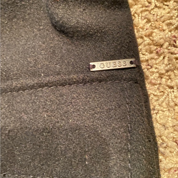 Men’s Guess Pea Wool Coat - Picture 8 of 8